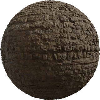 Medieval Wall 02 PBR 4K Wall