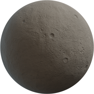 Moon Meteor 02 PBR 4K PBR