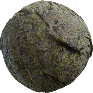 Mossy Rock PBR 4K Stone