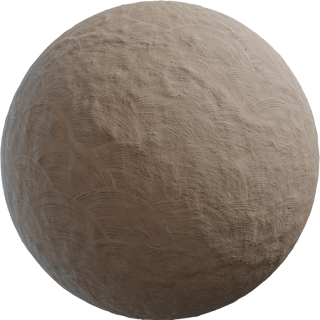 Patterned Clay Plaster PBR 4K Wall