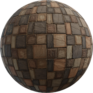 Patterned Paving 02 PBR 4K PBR