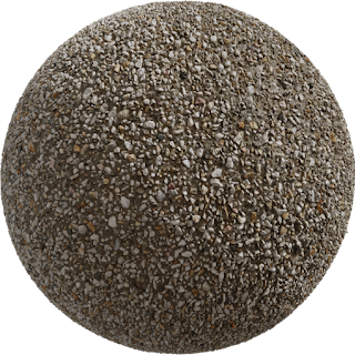 Pebble Cemented Floor PBR 4K Floor