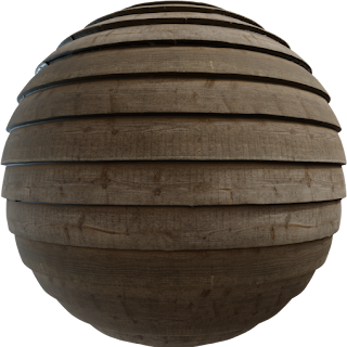 Planks Brown 10 PBR 4K Wood
