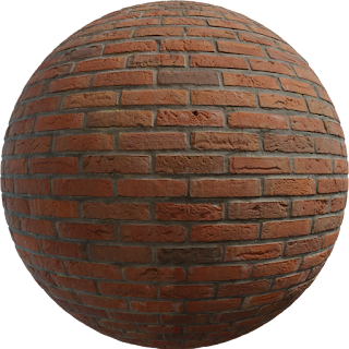 Red Brick PBR 4K Wall