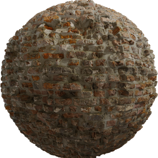 Red Bricks 02 PBR 4K Wall