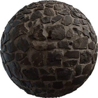 Rock Wall 13 PBR 4K Wall