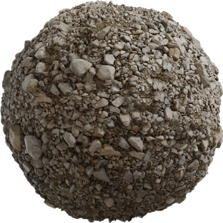 Rocks Ground 01 PBR 4K Ground