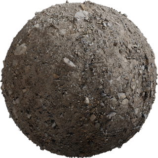 Rocks Ground 09 PBR 4K Ground