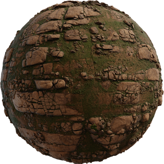 Rocky Terrain PBR 4K Stone