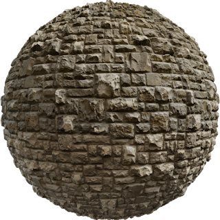 Rough Block Wall PBR 4K Wall