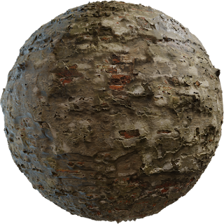 Rough Plaster Brick PBR 4K Wall