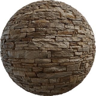 Rustic Stone Wall 02 PBR 4K Stone