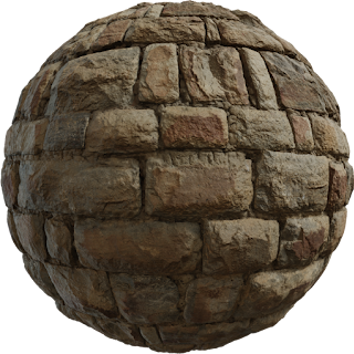 Rustic Stone Wall PBR 4K Stone