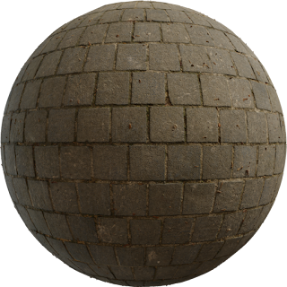 Square Cobblestone PBR 4K Stone