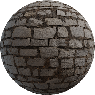 Stone Wall 04 PBR 4K Stone