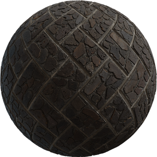 Volcanic Herringbone 01 PBR 4K PBR