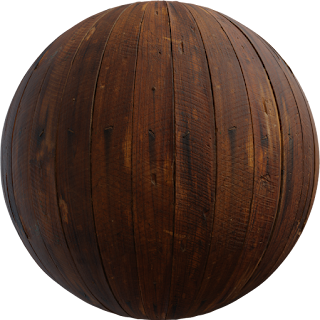 Wood Cabinet Worn Long PBR 4K Wood