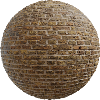 Yellow Brick PBR 4K Wall